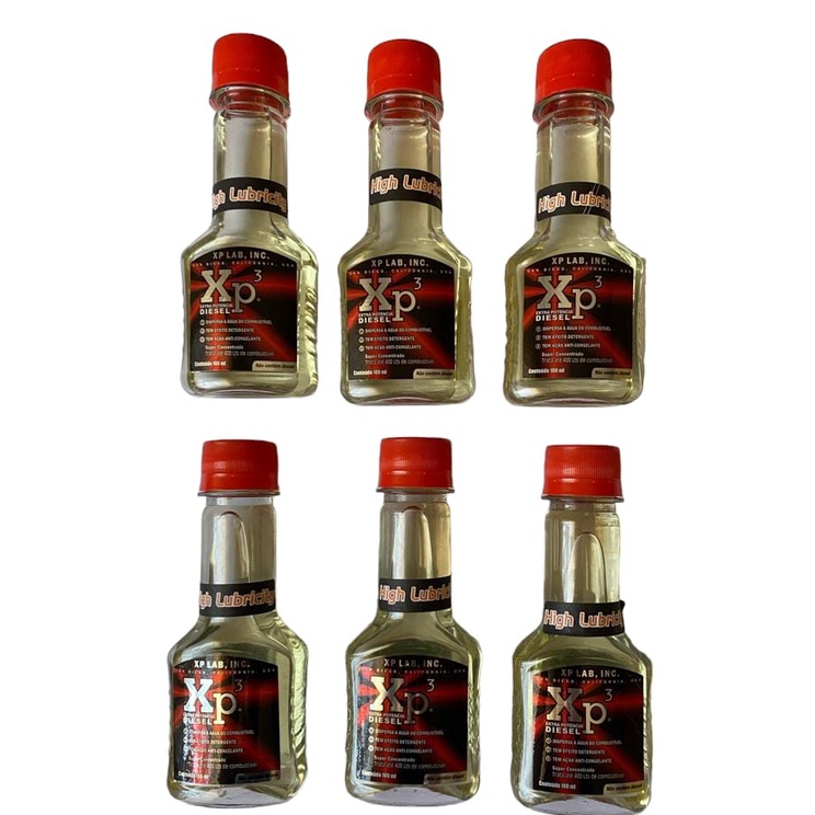 Xp3 High Lubricity Melhorador Diesel 100 Ml Kit Com 6 Unid.
