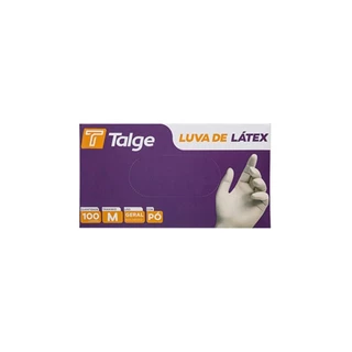 Luva Látex Com Pó Tamanho P;M;G Talge – 100 Unidades em Oferta na Shopee
