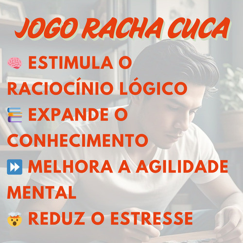 Anagrama Racha Cuca Jogo Quebra Cabeça Educativo Inteligente | Shopee ...
