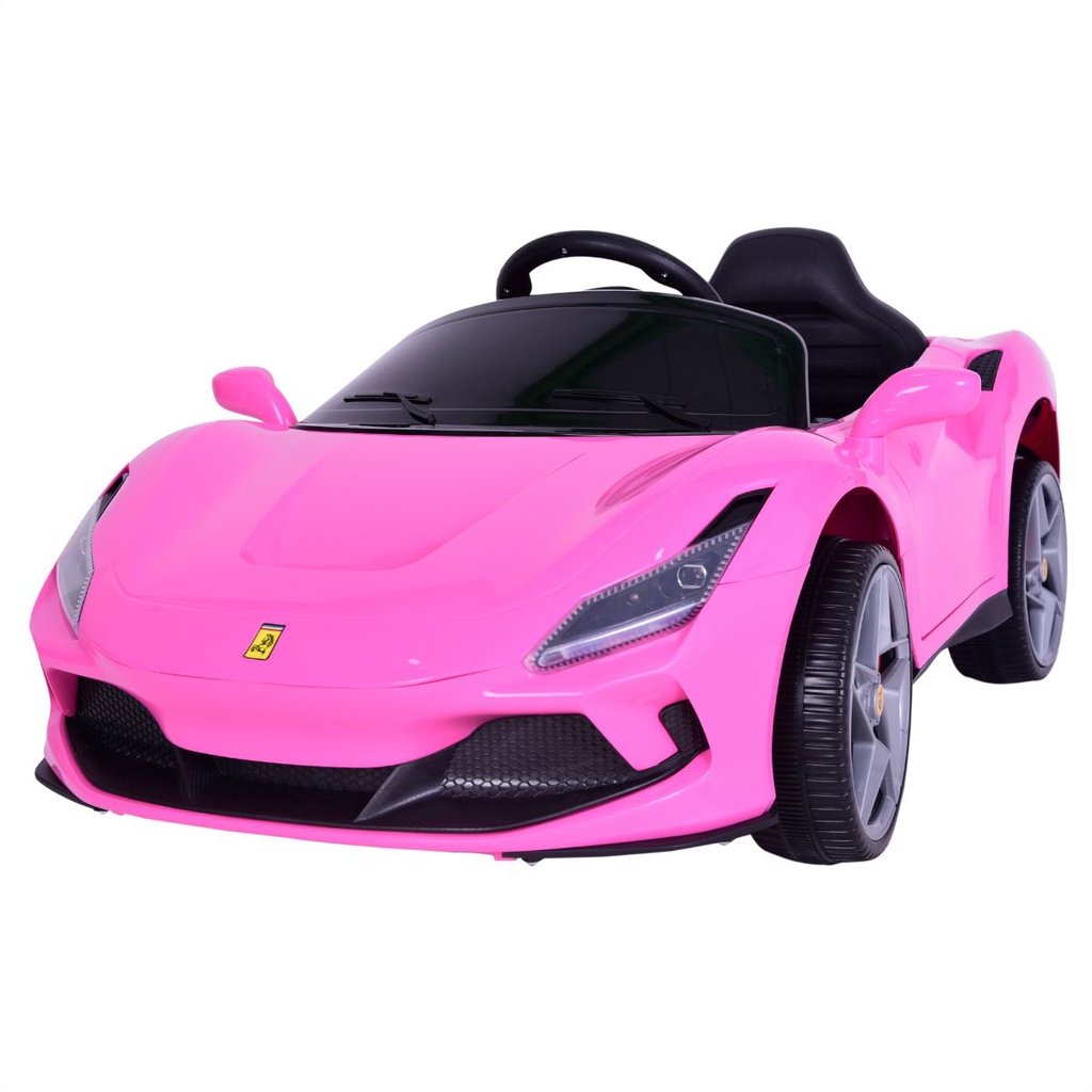 Carro Carrinho Elétrico Menino Menina Luxo Rosa Bateria