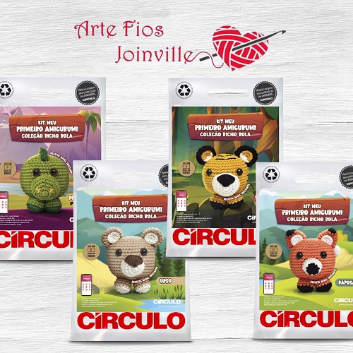 Kit Meu Primeiro Amigurumi - Coleção Bicho Bola