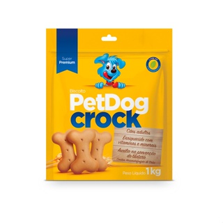 Biscoito para Cães PetDog Crock 1kg