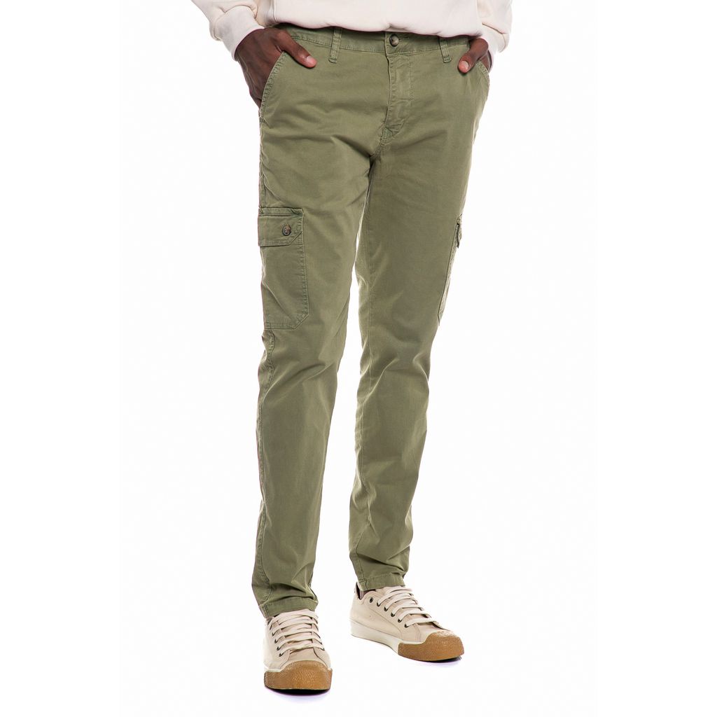 Calça Masculina Cargo Plus Polo Wear Verde Médio