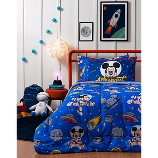 Edredom Infantil Personagens Disney Dupla Face Solteiro 1 Pç