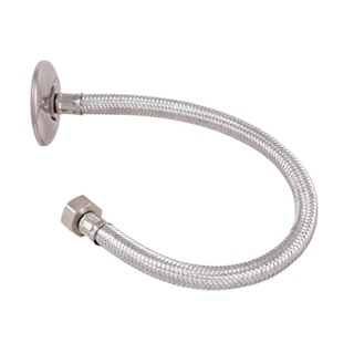 Flexível de inox para tanque 1/2" AP 60cm cromado Forusi