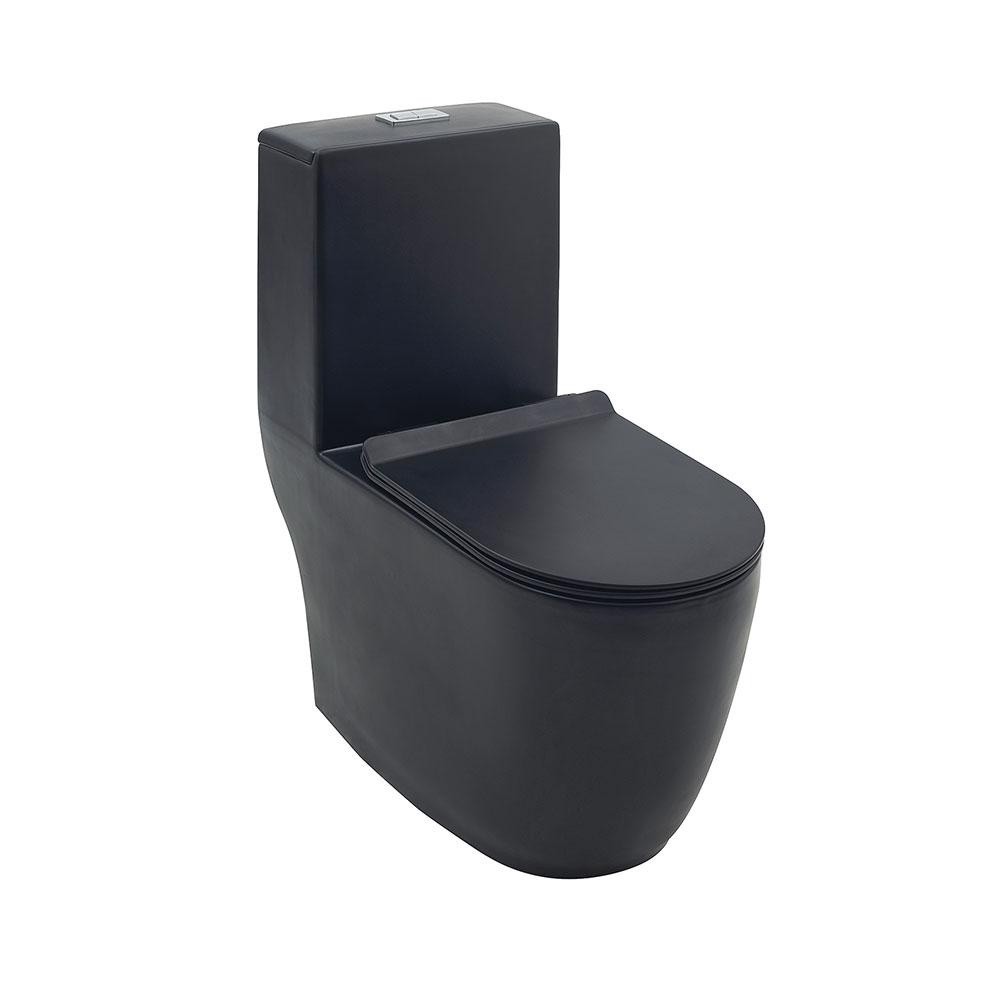 Vaso Sanitário Monobloco Amazonita Pingoo - Preto