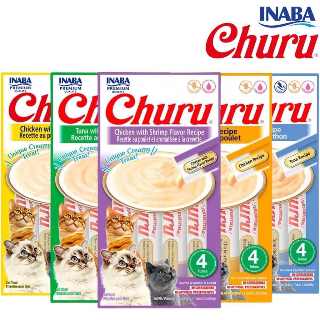 CHURU PETISCO PARA GATOS VARIOS SABORES | Shopee Brasil