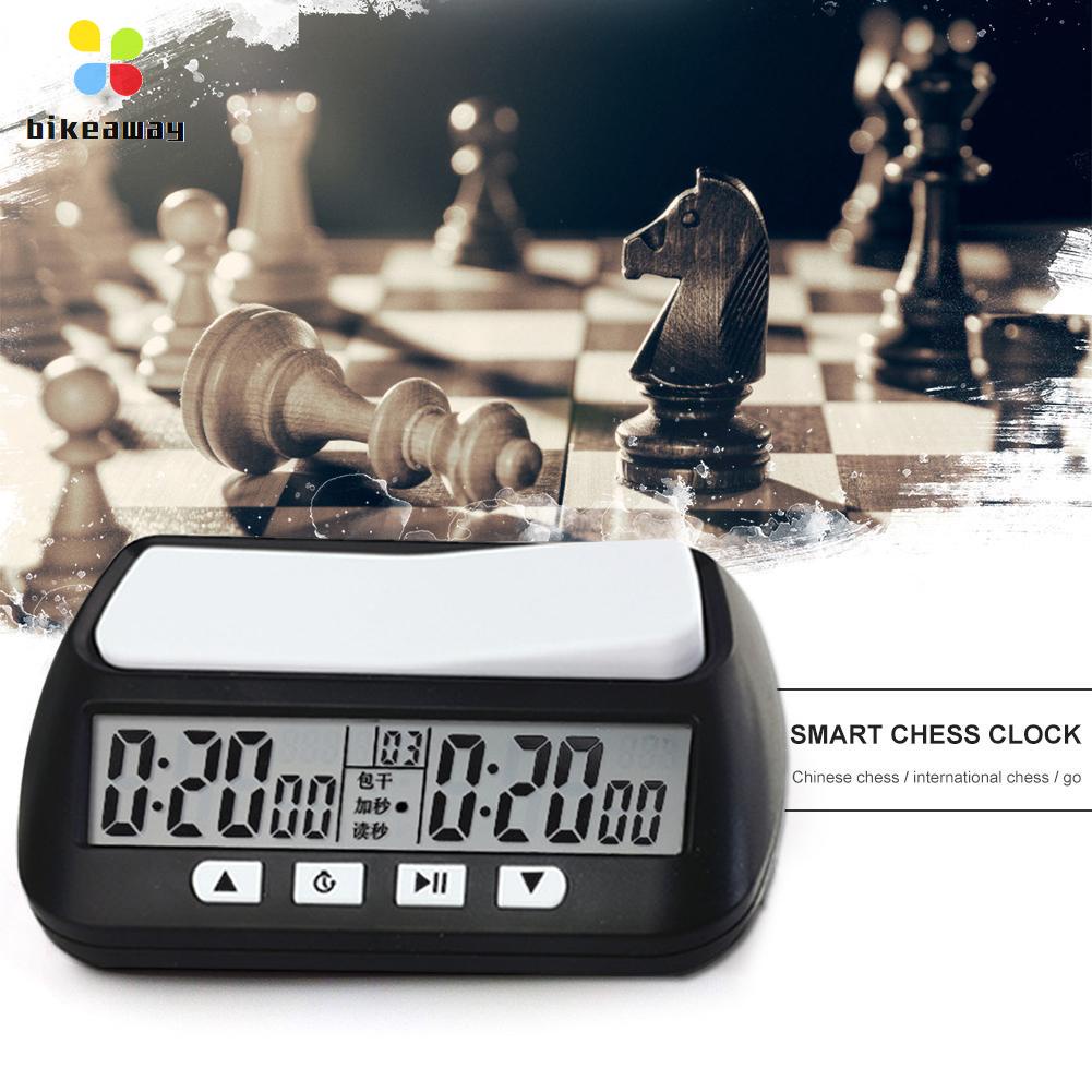 Compre Relógio de xadrez digital profissional, temporizador de contagem  regressiva com alarme, bônus de jogo de tabuleiro eletrônico