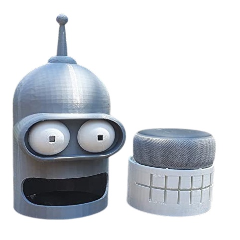 Suporte para Alexa Echo Dot 3 - Tema Bender