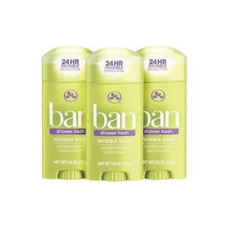 Kit Ban Desodorante Sólido Shower Fresh 73g - Trio