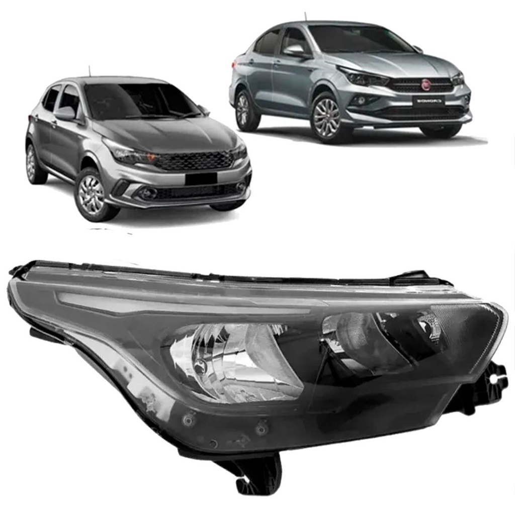 Farol Argo 2017 2018 2019 2020 21 2022 Original Fiat Direito | Shopee ...