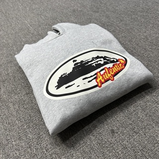 Estoque Pronto Corteiz de Alta Qualidade Corteiz New Style Devil Island Retro Print Couple Style Casual Loose Hooded Sweatshirt 1.08