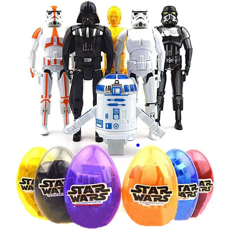 Star Wars Mini Gashapon Figura, Enfeites De Mesa, Jogo Em Miniatura, Xadrez  Stormtrooper, R2D2 Yoda Master, C-3PO Modelo