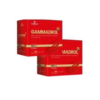 Gammadrol Maca Peruana C/ Vitaminas e Minerais 850mg La San-Day C/60 Cápsulas - Kit C/2