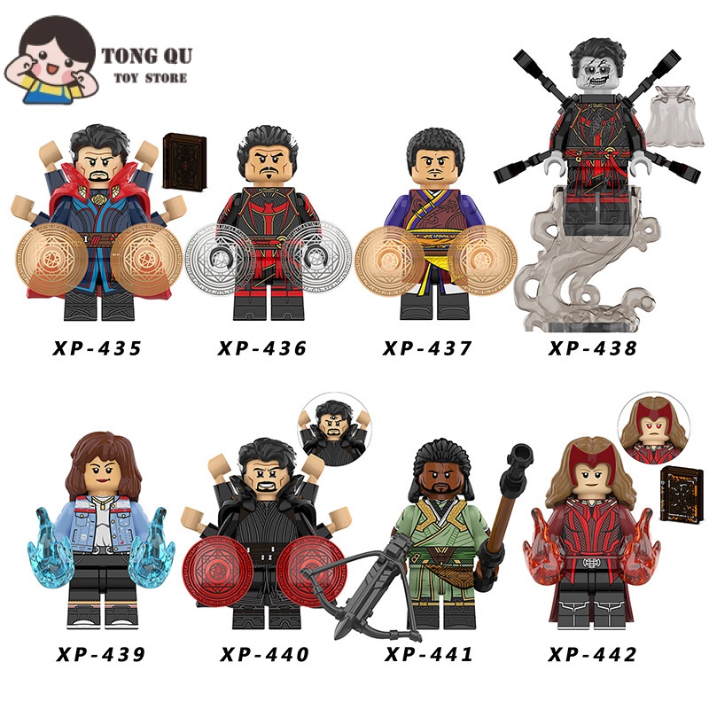 Superhero Minifigures Mordo Doctor Strange Building Block Coleção de brinquedos Ornamentos mini Modelo Boutique Gift