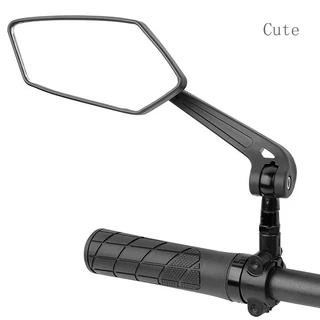 Cuteiuu 1 Par De Bicicletas De Montanha Retrovisor De Bicicleta Espelho HD Acessórios De Montagem De Plano