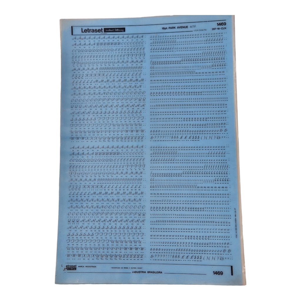 Letraset Decalque 25 X 38cm Letras Adesivas 4,2mm Altura L1469 | Shopee ...