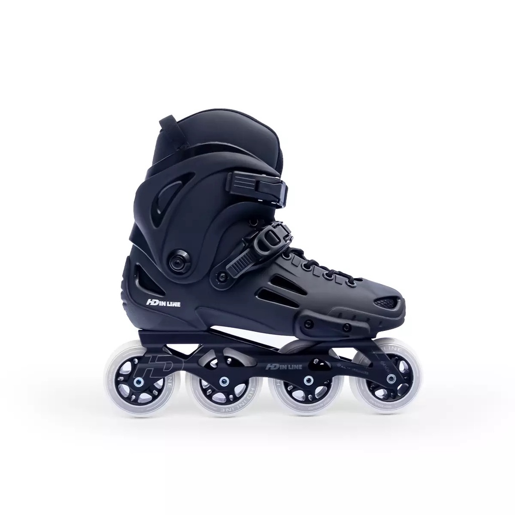 Patins Urbano HD Inline XT Preto Rodas 80mm Abec-9