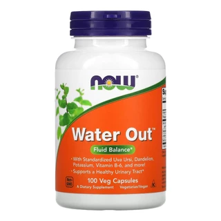 Water Out Ervas/Nutrientes Now Foods 100 Caps Importado