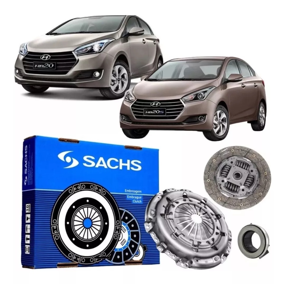 Kit Embreagem Hyundai HB20 HB20S Kia NEW Picanto 1.0 12v 3 Cilindros ...