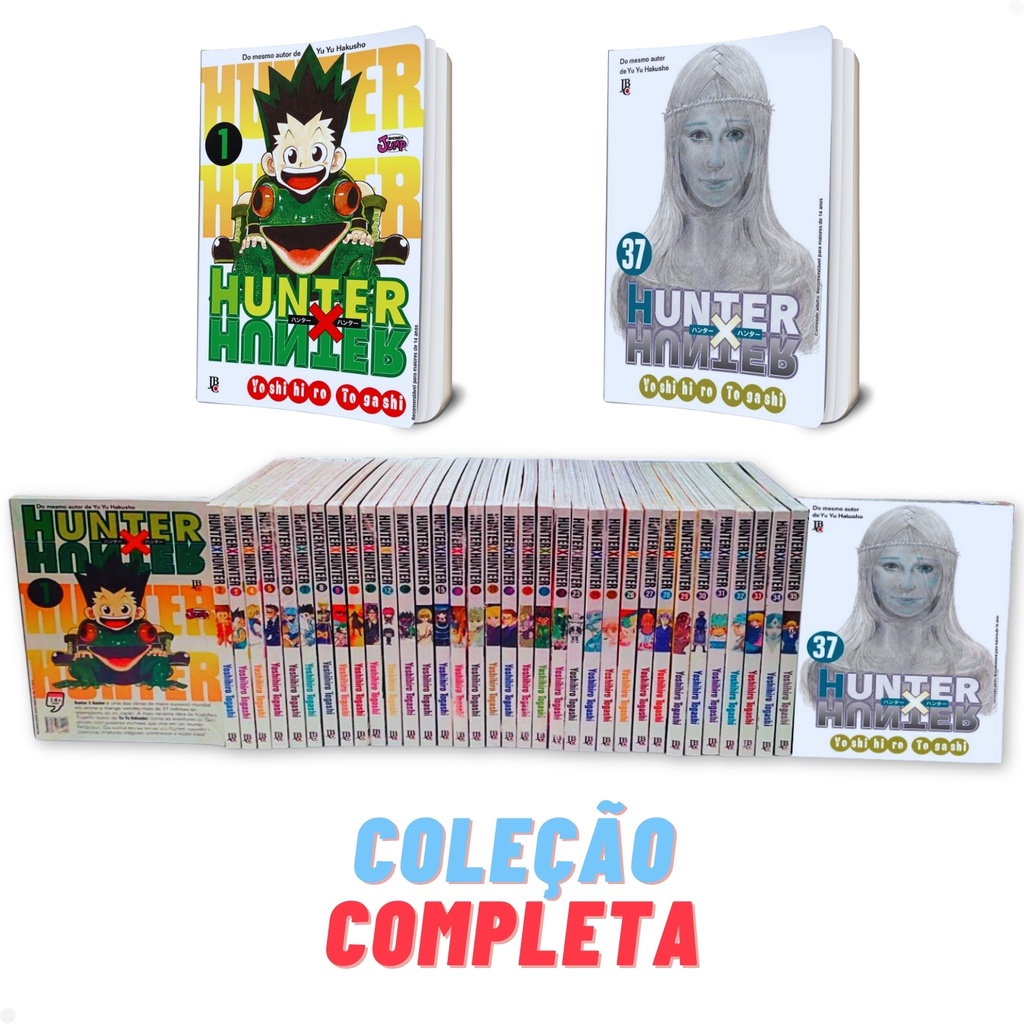 Hunter X Hunter Mangá Volume 1 Ao 37 - Coleção Completa em Português | JBC  | Shopee Brasil