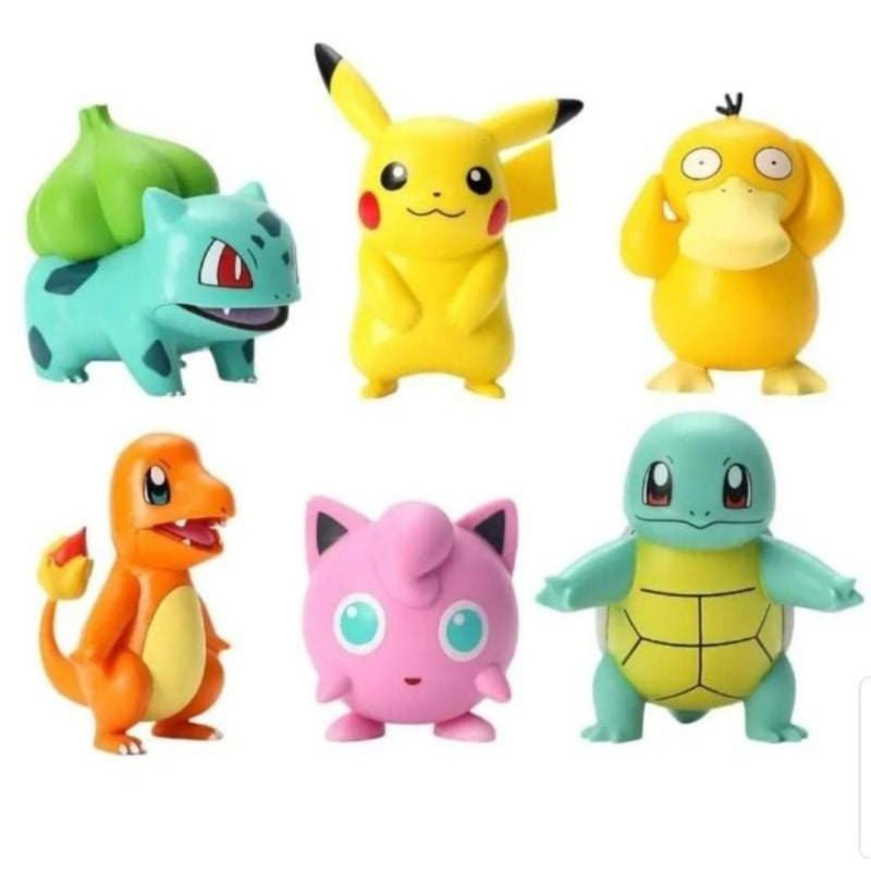 Bonecos do pokémon tamanho grande de 8 cm, Pikachu, charmander ...