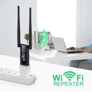 Extensor Repetidor WiFi 2.4G 300Mbps Wireless USB Signal Booster Extensão De Rede De Roteador De Longo Alcance