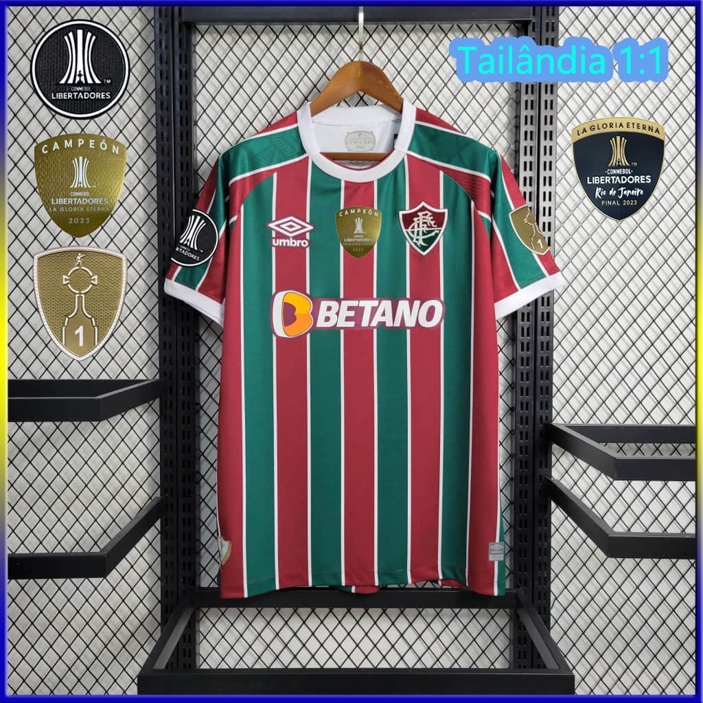 2023/2024 Camisa De Futebol Time Masculino Fluminense Home Thai Versão 1:1
