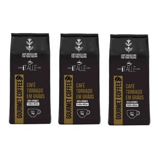 Café Grãos Torra Media Gourmet Café Italle 3kg
