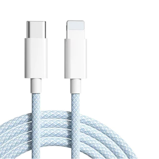 Cabo USB de Carregamento Rápido PD Lightning para iPhone 13, 11, 12 Pro Max - Cabo Para iOS de Carregamento