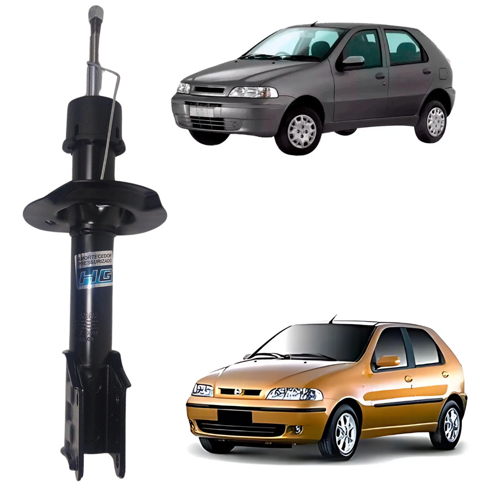 Amortecedor Dianteiro Nakata Fiat Palio Base Reta 2001 A 2020 | Shopee ...