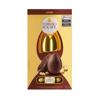 Ovo de Páscoa Ferrero Rocher Dark 137,5g - Envio Imediato
