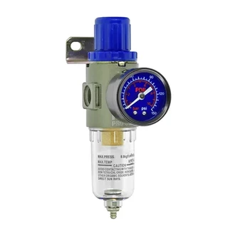 Filtro Regulador de Pressão Ar Comprimido Conexão 1/4 Pol. Pro-004 PDR em Oferta na Shopee