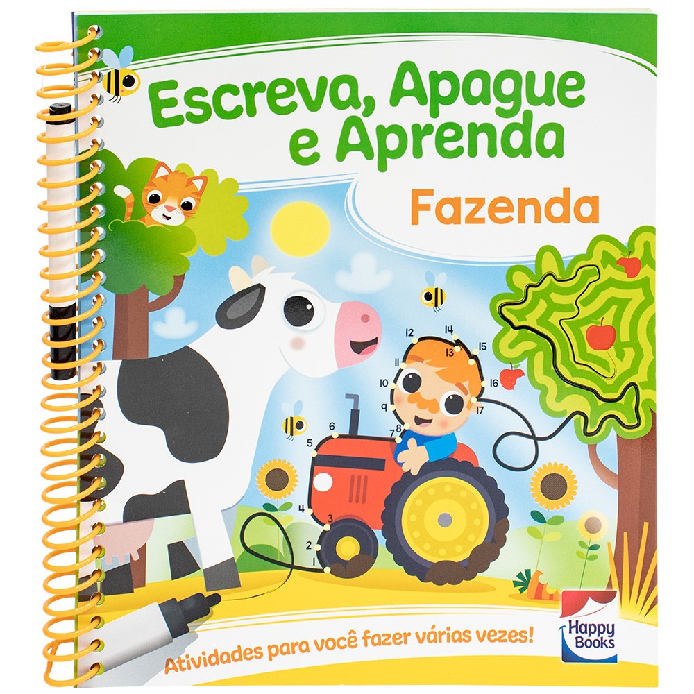 Livro Aprenda em Casa Escreva e Apague INGLES V1