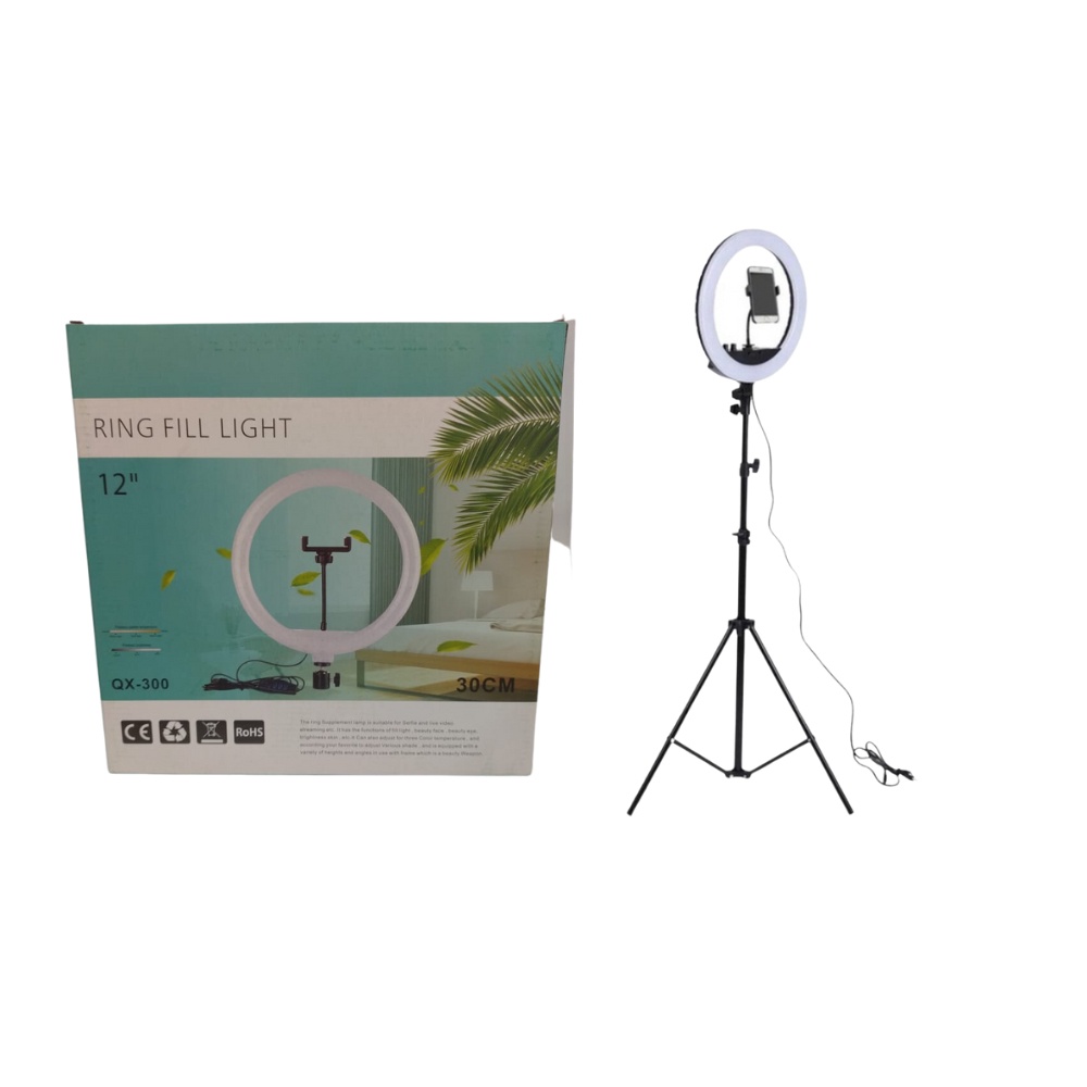 Ring Light Completo Iluminador Portátil 10 OU 12 Polegadas 26cm Tripé 2 ...