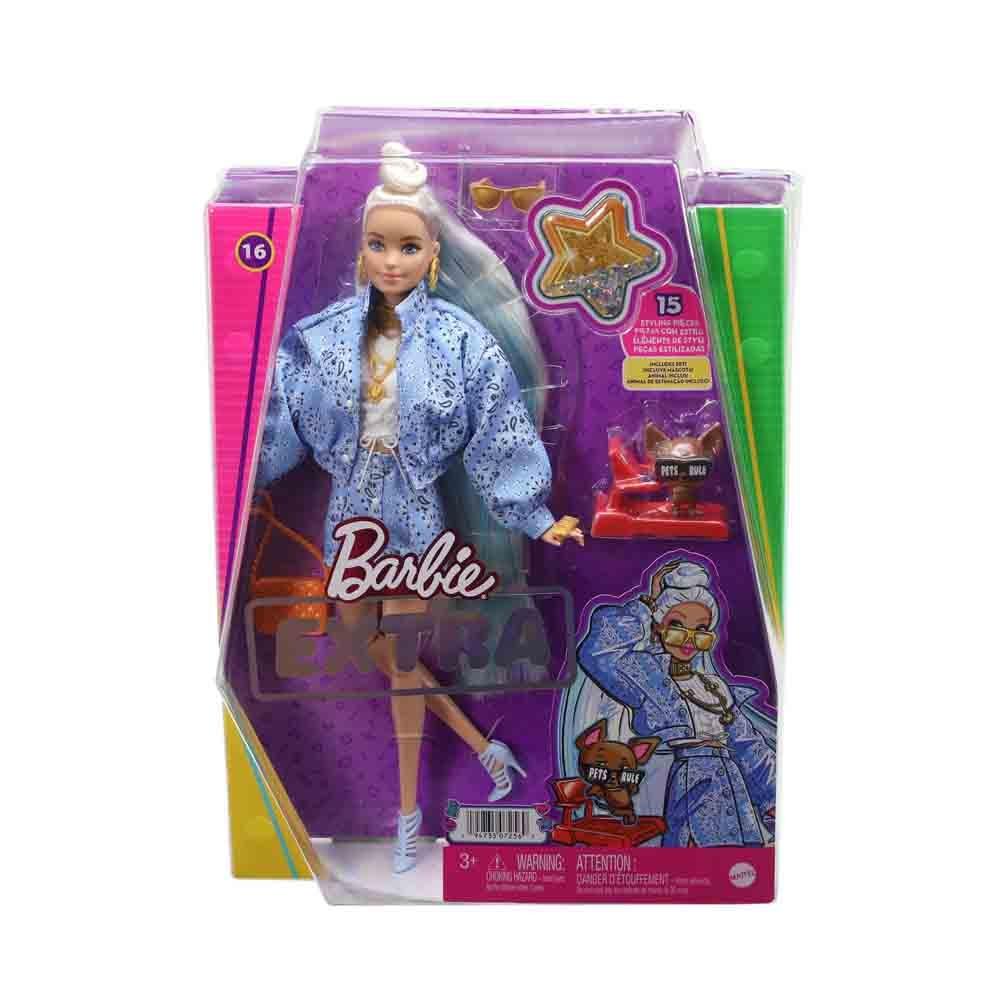 Loira Saia Azul Claro Barbie Extra Fashionista - Mattel GRN2 | Shopee Brasil