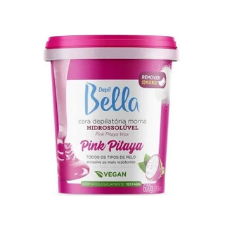 Cera Hidrossolúvel Microondas 600gr Pink Pitaya Depil Bella