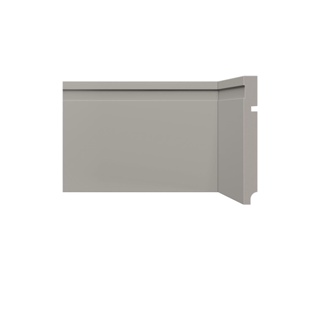 Rodapé Cinza Glacial 480 Pecas Com 2,40Mts