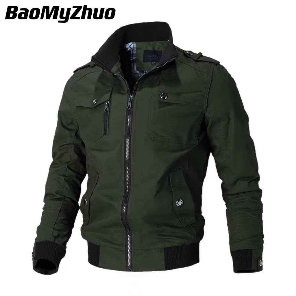 Áo khoác bomber nam trắng 2020 AKN-090 - Shop áo khoác nam xuất khẩu