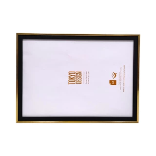 Porta Retrato A4 Moldura Diploma Certificado Dourado MDF