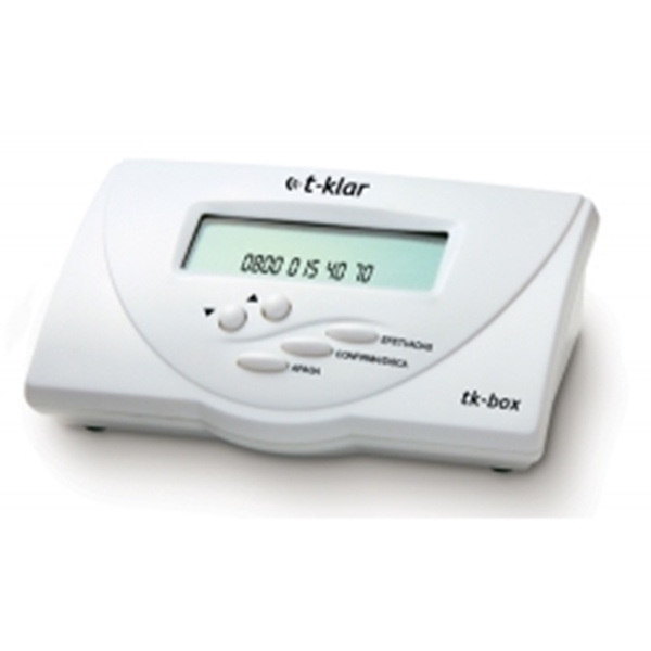 Identificador de Chamadas Bina T-Klar Tk-Box Branco Registra 99 Recebidas e 25 Efetuadas