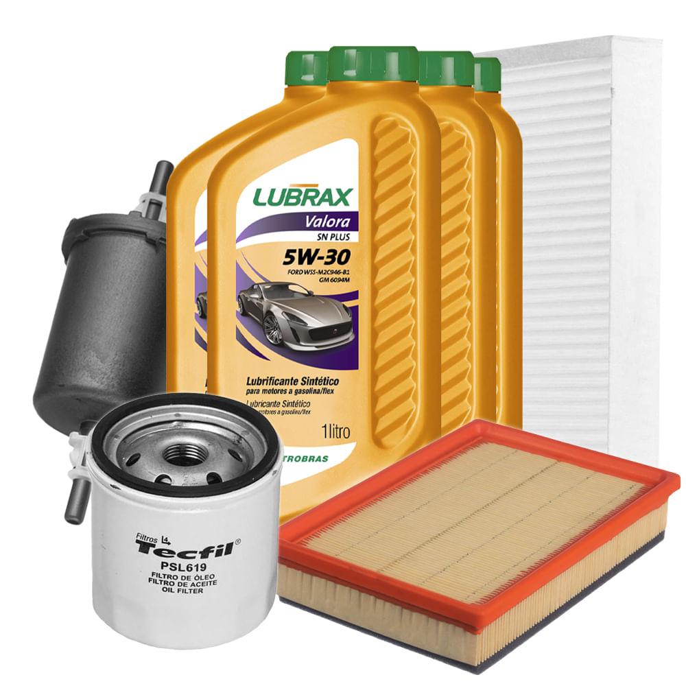Kit Revisão Óleo 5w30 Valora Sn Plus +filtros Prisma 1.0 1.4 | Shopee ...