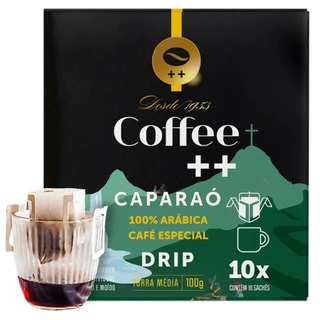 Café Especial Em Sachê Coffee Mais DRIP Coffee Caparaó - Caixa com 10 Unidades