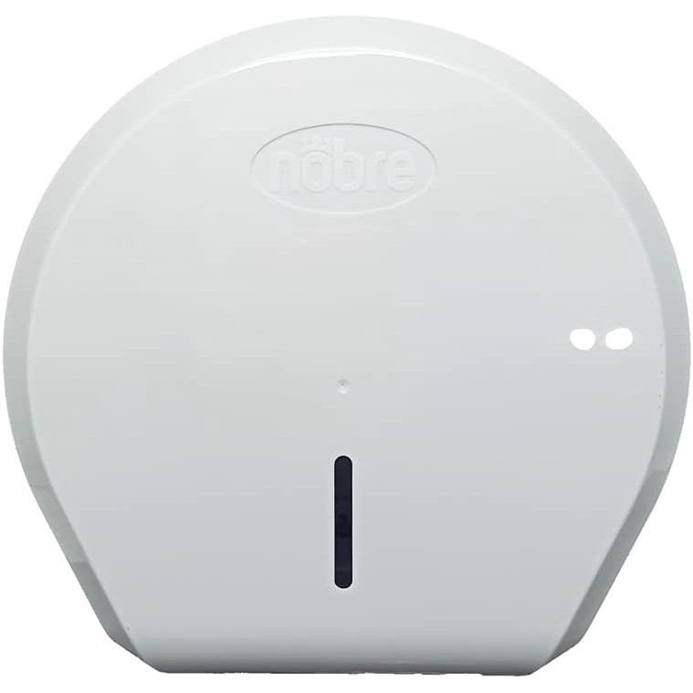 DISPENSER PAPEL HIG. ROLAO 300/500MT CINZA/BRANCO NEW CLASSIC - NOBRE