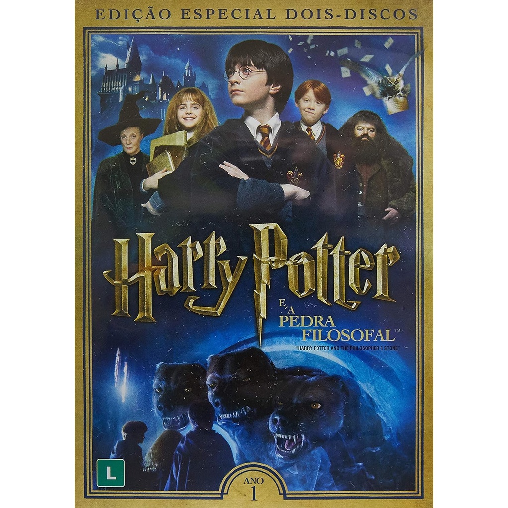 Dvd N - Harry Potter E A Pedra Filosofal Ed Especial | Shopee Brasil