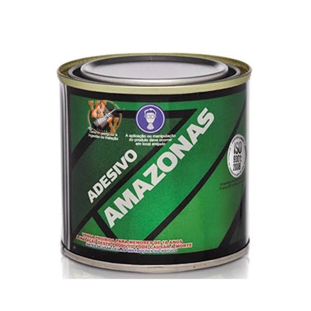 Cola Amazonas AM13 200 g p/ Couros em Geral Borracha Sapataria Selaria