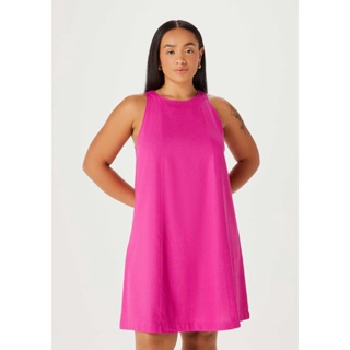 Vestido Curto Trapézio Em Viscose Hering