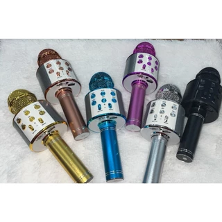 Microfone karaokê Bluetooth sem fio Infantil Efeitos sonoros Mixer Youtube