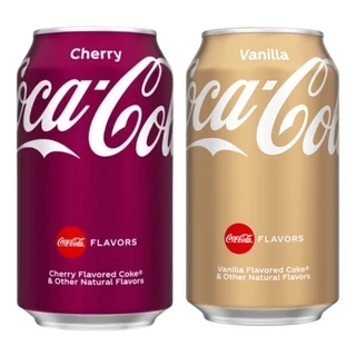 2 Rerigererantes Importado Coca Cola Cherry & Vanilla 330ml