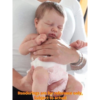 50 cm Full Body Silicone Vinil Reborn Meninas Boneca Handmade Newborn Bebe Doll Para Crianças Presentes
